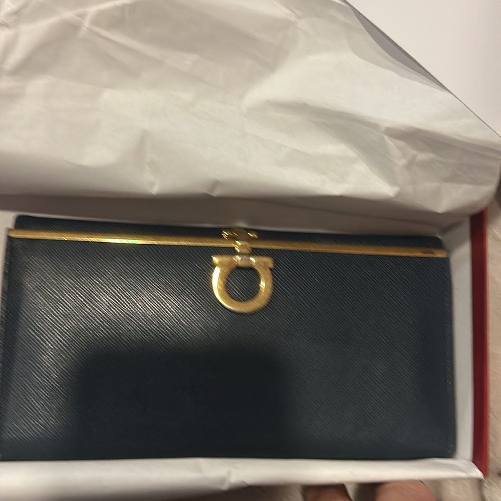 Salvador Ferragamo Wallet deep blue